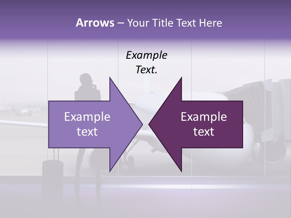 Supplier Plane Travel PowerPoint Template