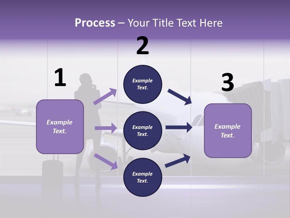 Supplier Plane Travel PowerPoint Template