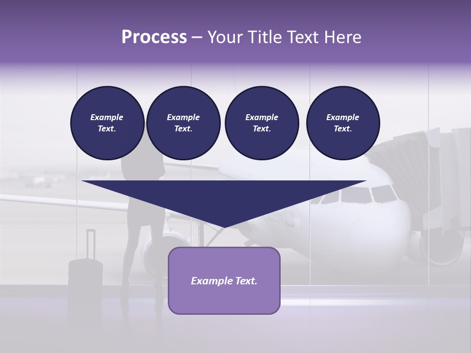 Supplier Plane Travel PowerPoint Template