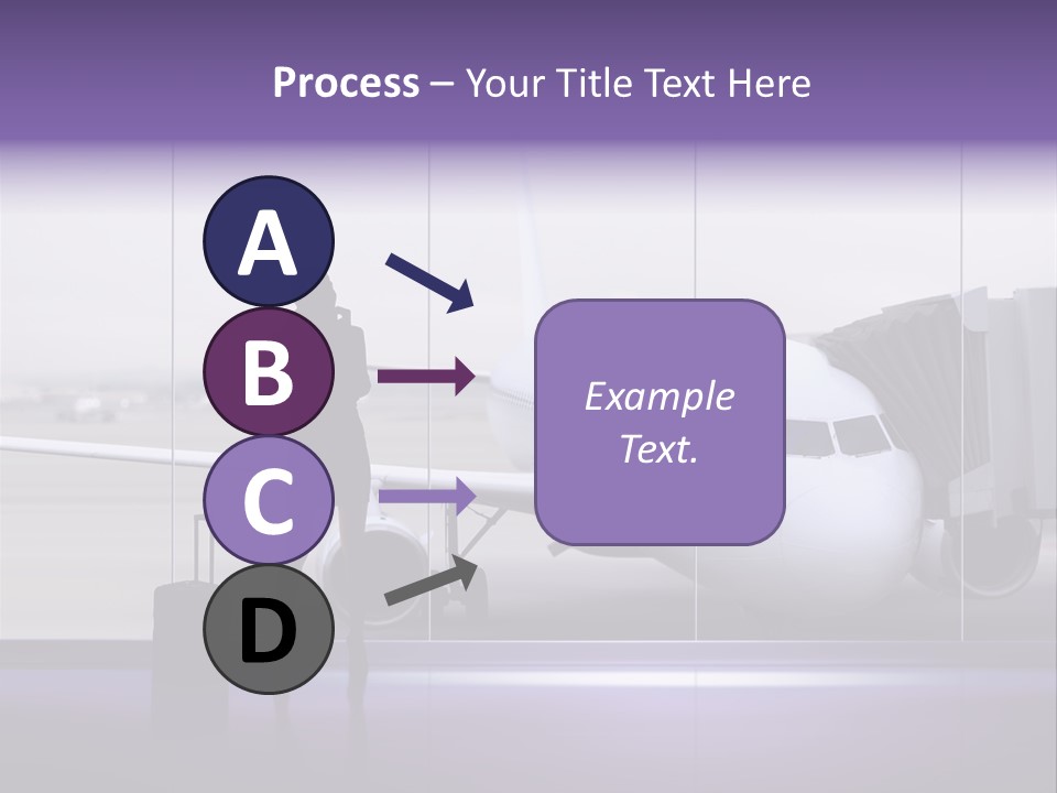 Supplier Plane Travel PowerPoint Template