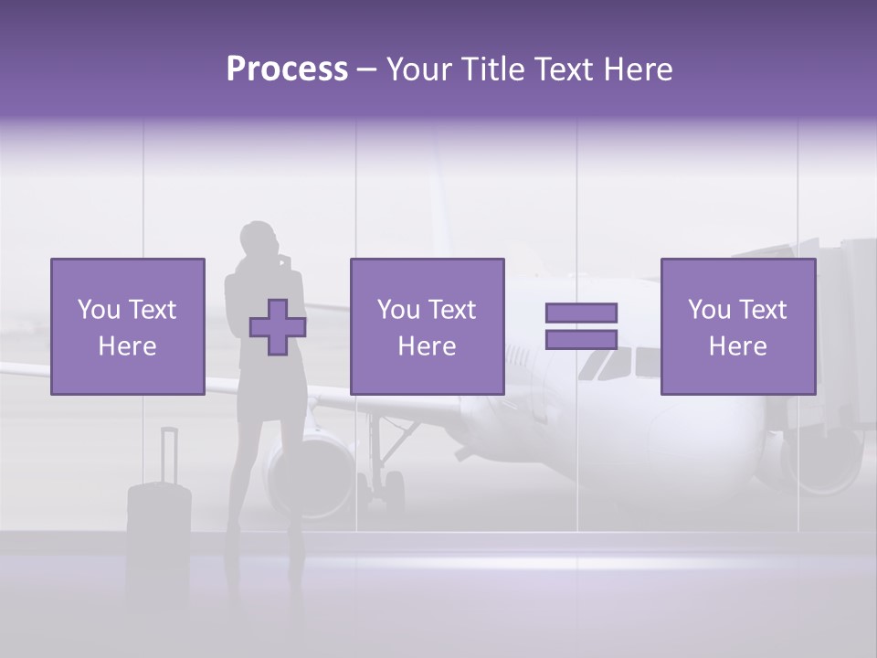 Supplier Plane Travel PowerPoint Template