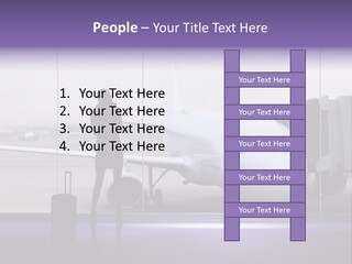 Supplier Plane Travel PowerPoint Template