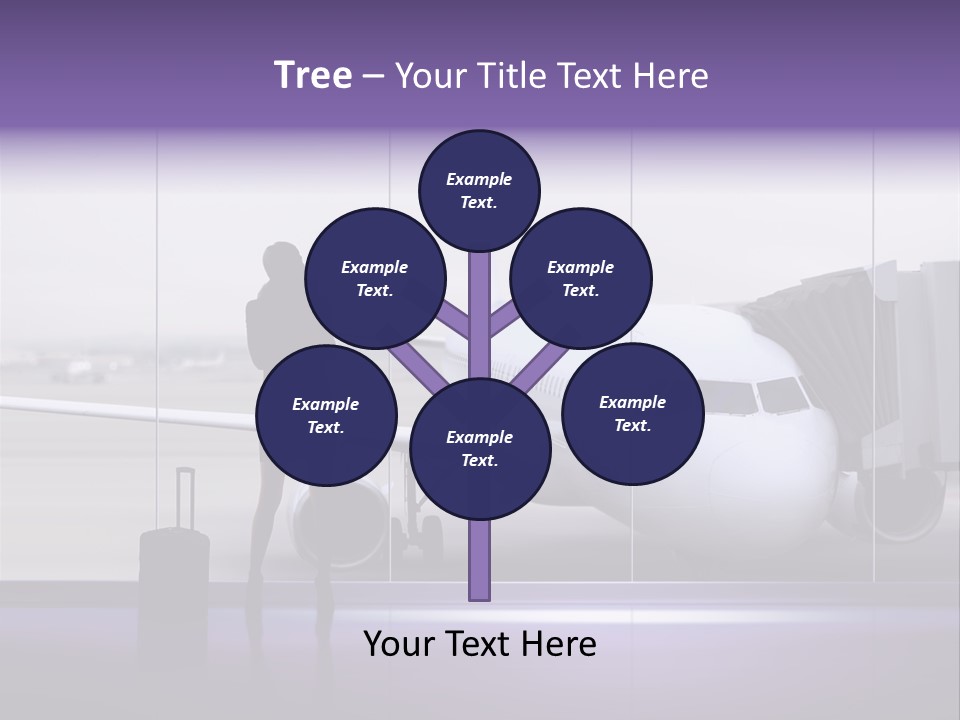 Supplier Plane Travel PowerPoint Template