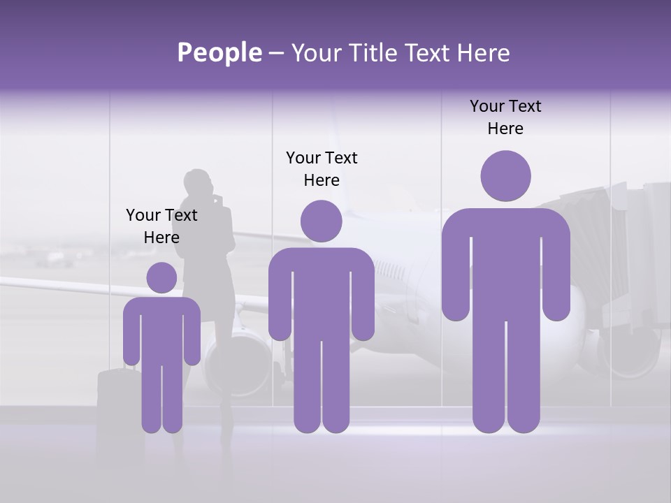 Supplier Plane Travel PowerPoint Template