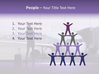 Supplier Plane Travel PowerPoint Template
