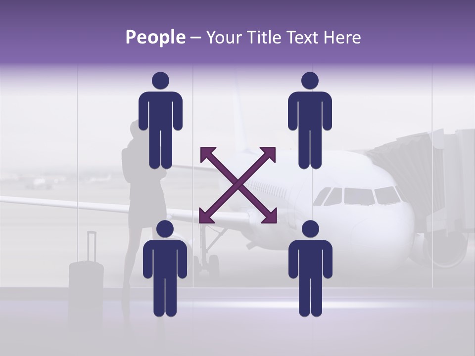Supplier Plane Travel PowerPoint Template