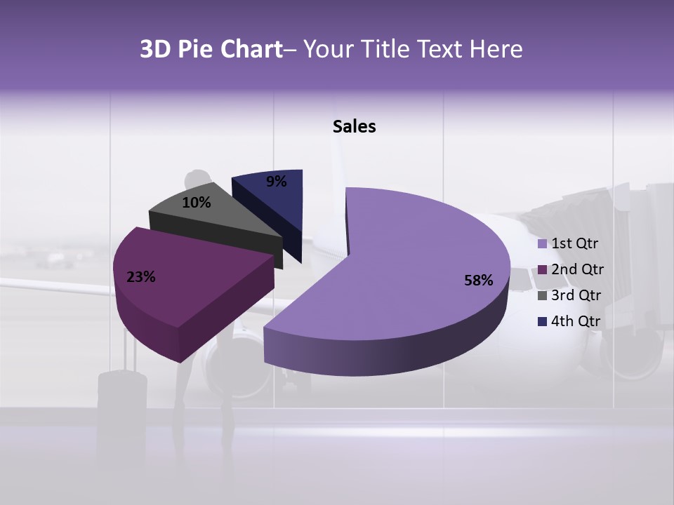 Supplier Plane Travel PowerPoint Template