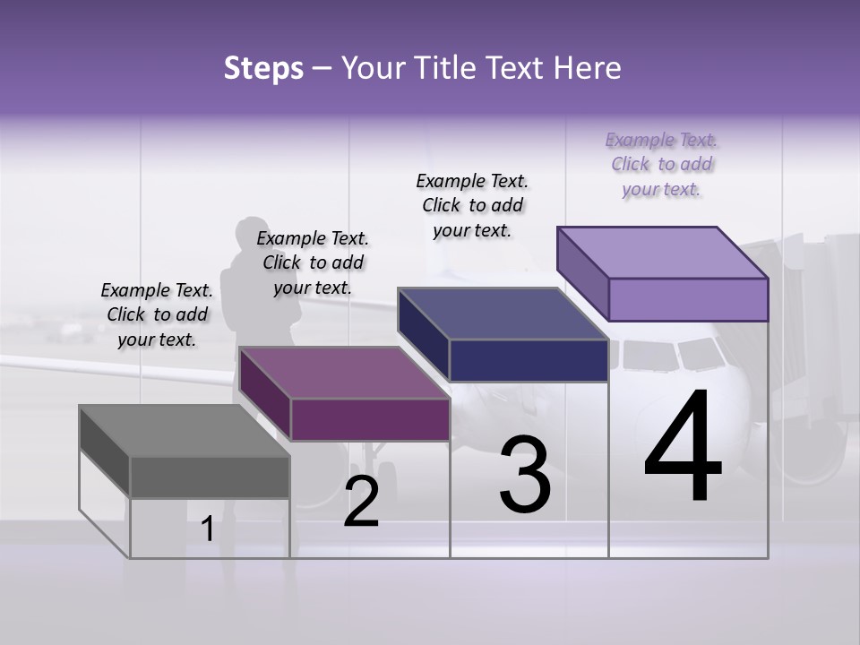 Supplier Plane Travel PowerPoint Template