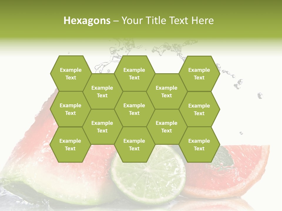 Red Fresh Herb PowerPoint Template