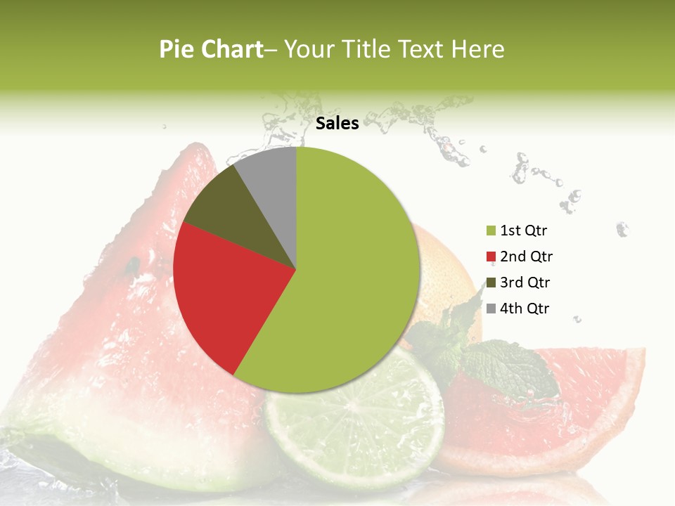 Red Fresh Herb PowerPoint Template