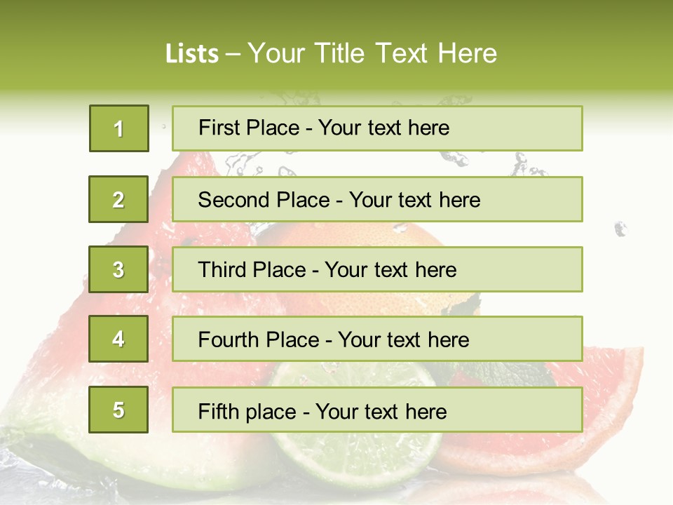 Red Fresh Herb PowerPoint Template