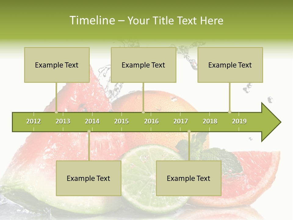 Red Fresh Herb PowerPoint Template