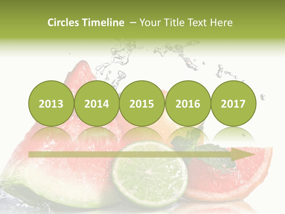 Red Fresh Herb PowerPoint Template