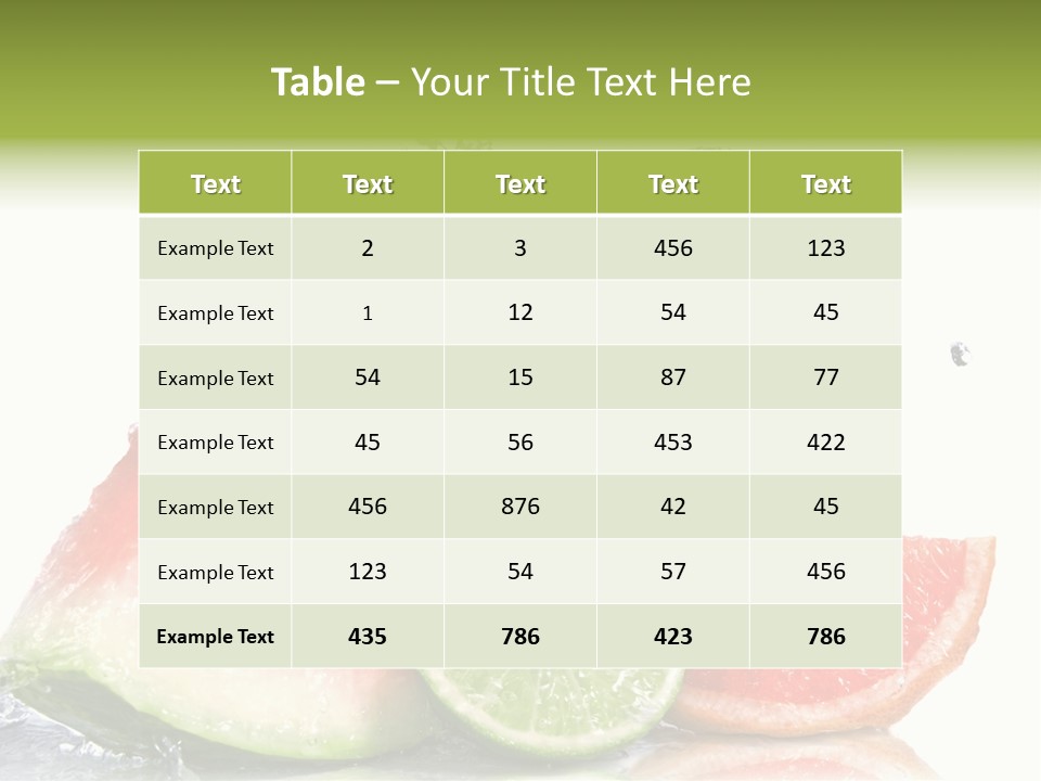 Red Fresh Herb PowerPoint Template