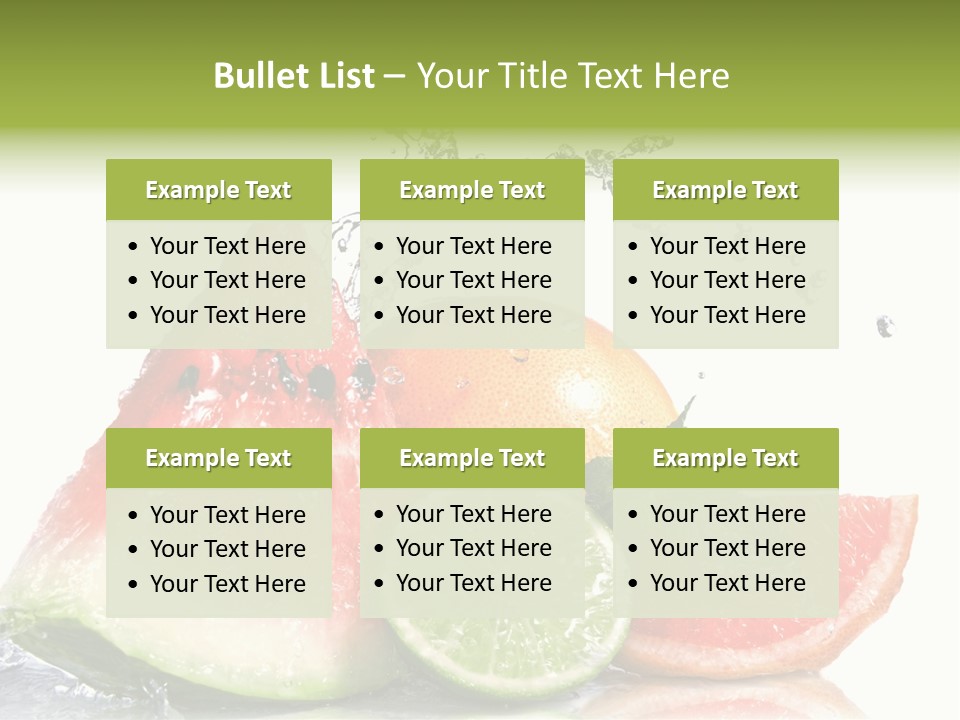 Red Fresh Herb PowerPoint Template