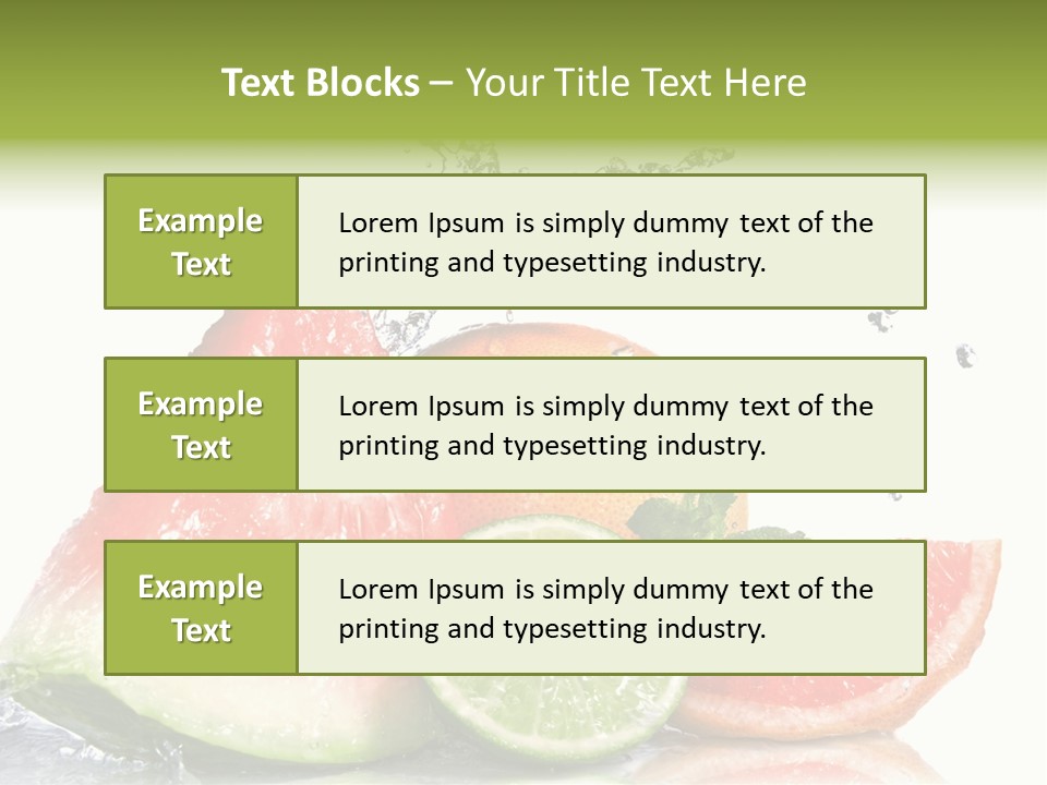 Red Fresh Herb PowerPoint Template