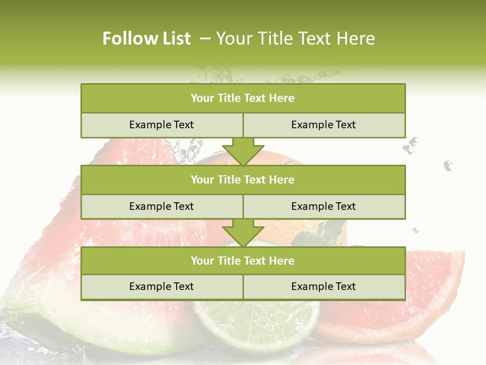 Red Fresh Herb PowerPoint Template
