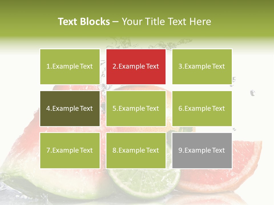 Red Fresh Herb PowerPoint Template