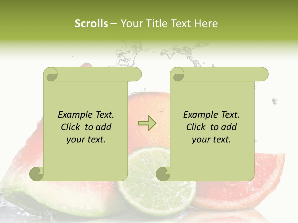 Red Fresh Herb PowerPoint Template