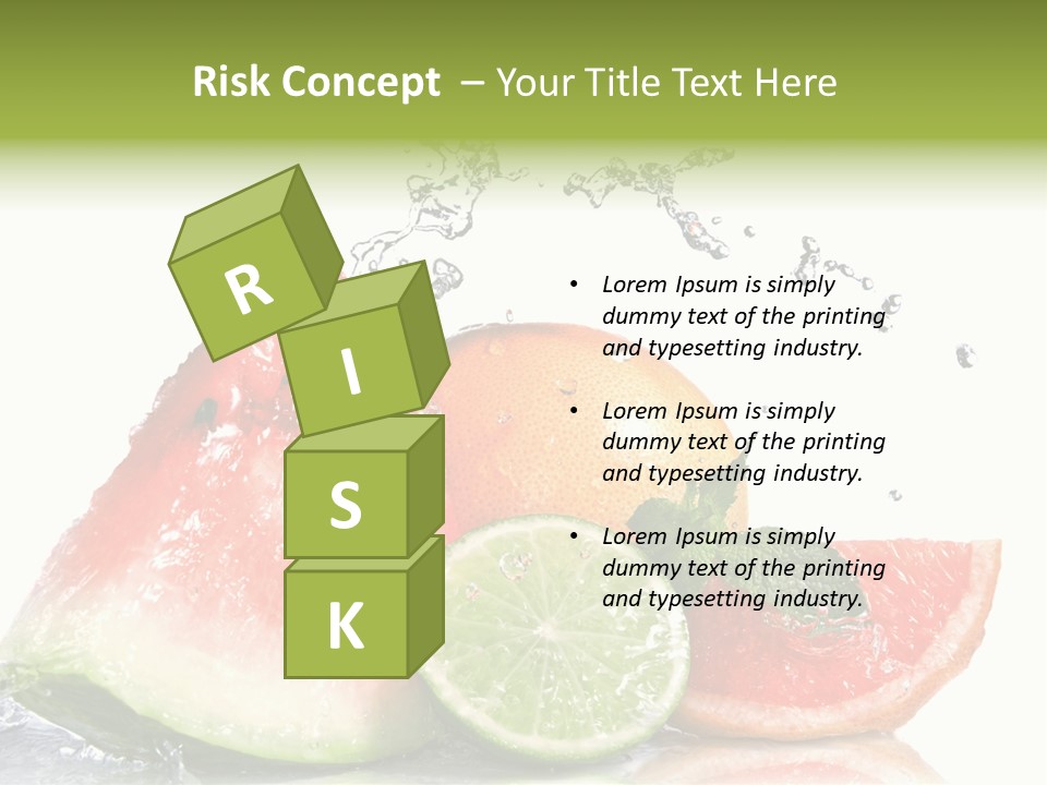 Red Fresh Herb PowerPoint Template