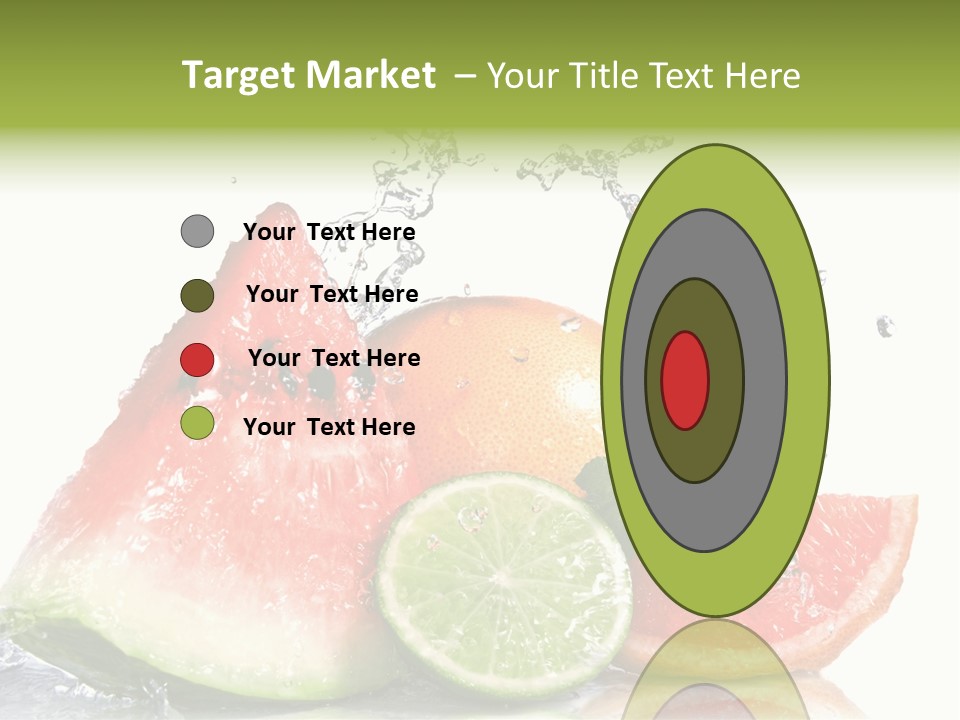 Red Fresh Herb PowerPoint Template