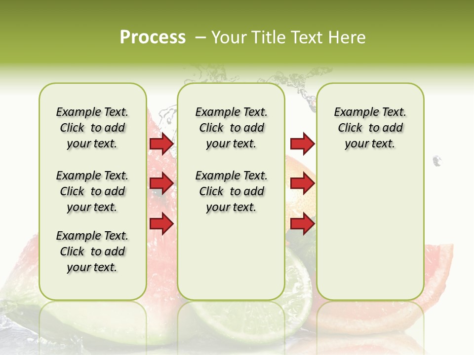 Red Fresh Herb PowerPoint Template