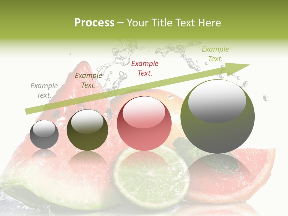 Red Fresh Herb PowerPoint Template