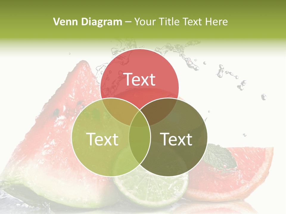 Red Fresh Herb PowerPoint Template