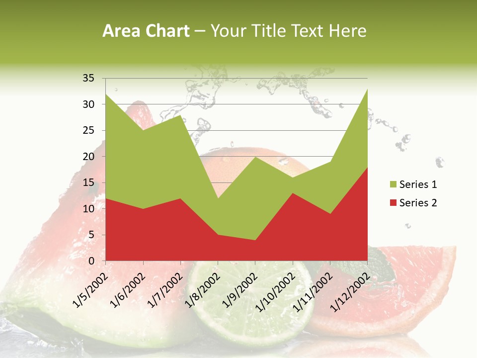 Red Fresh Herb PowerPoint Template