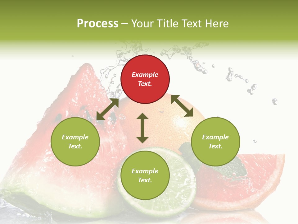 Red Fresh Herb PowerPoint Template