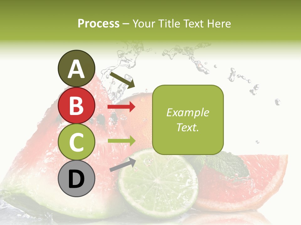 Red Fresh Herb PowerPoint Template