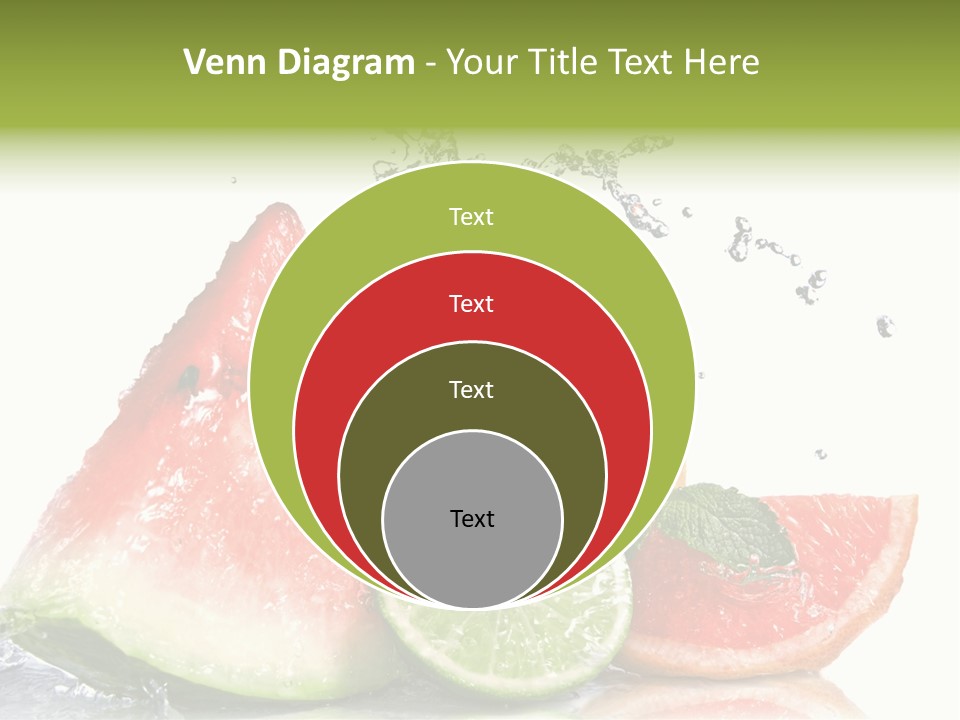 Red Fresh Herb PowerPoint Template