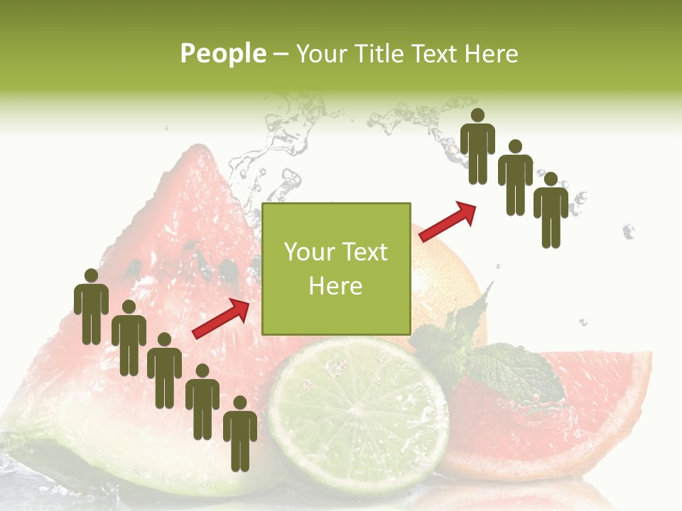 Red Fresh Herb PowerPoint Template