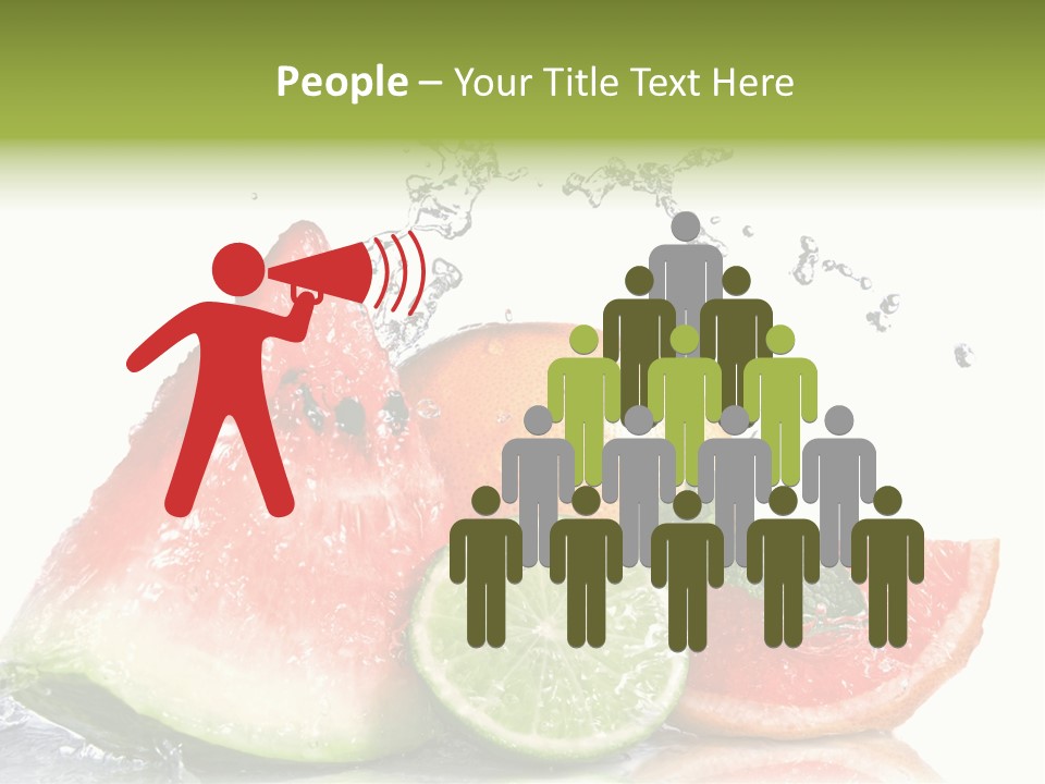 Red Fresh Herb PowerPoint Template