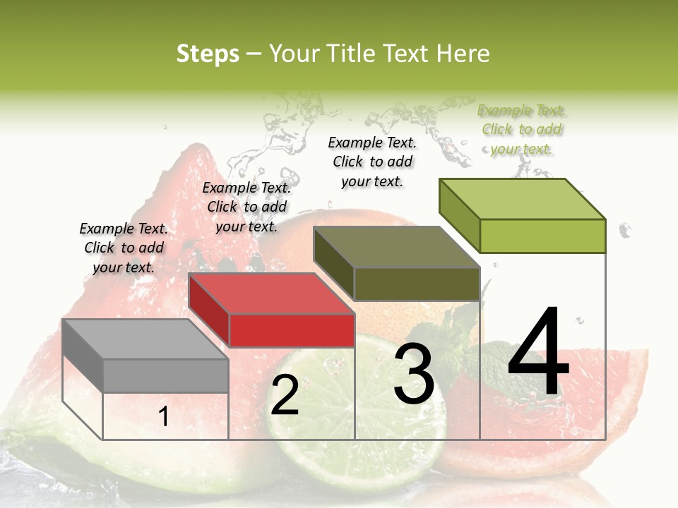 Red Fresh Herb PowerPoint Template