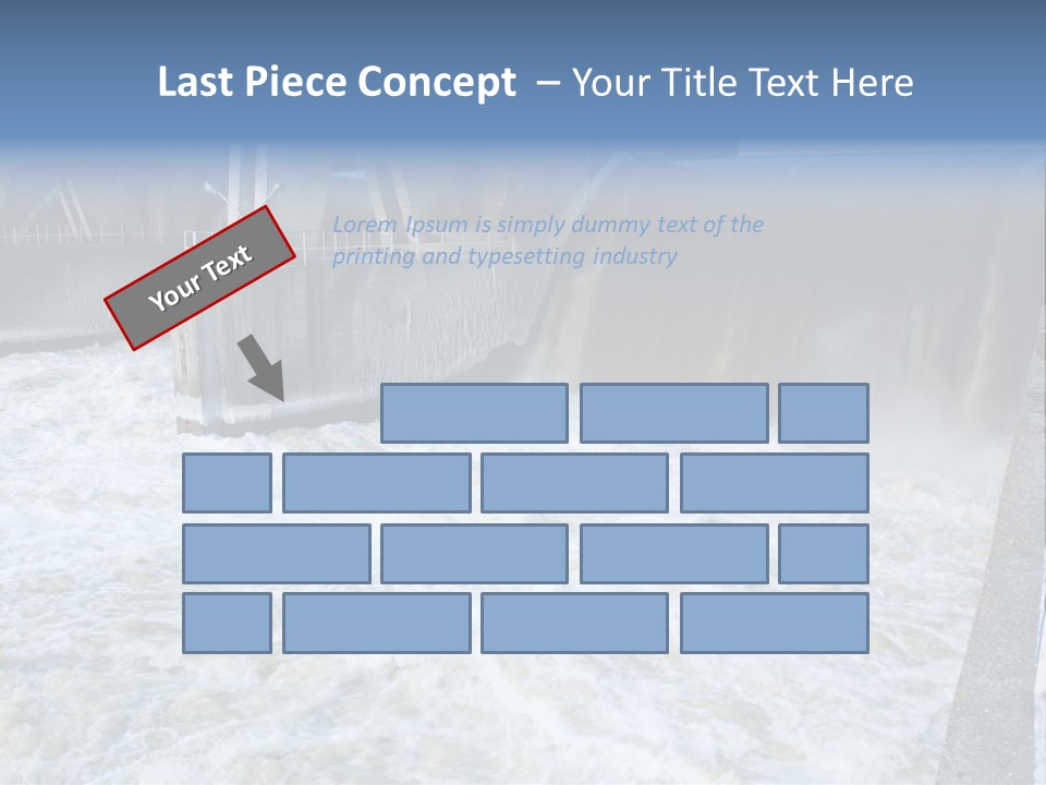 Wall Reservoir Watts PowerPoint Template