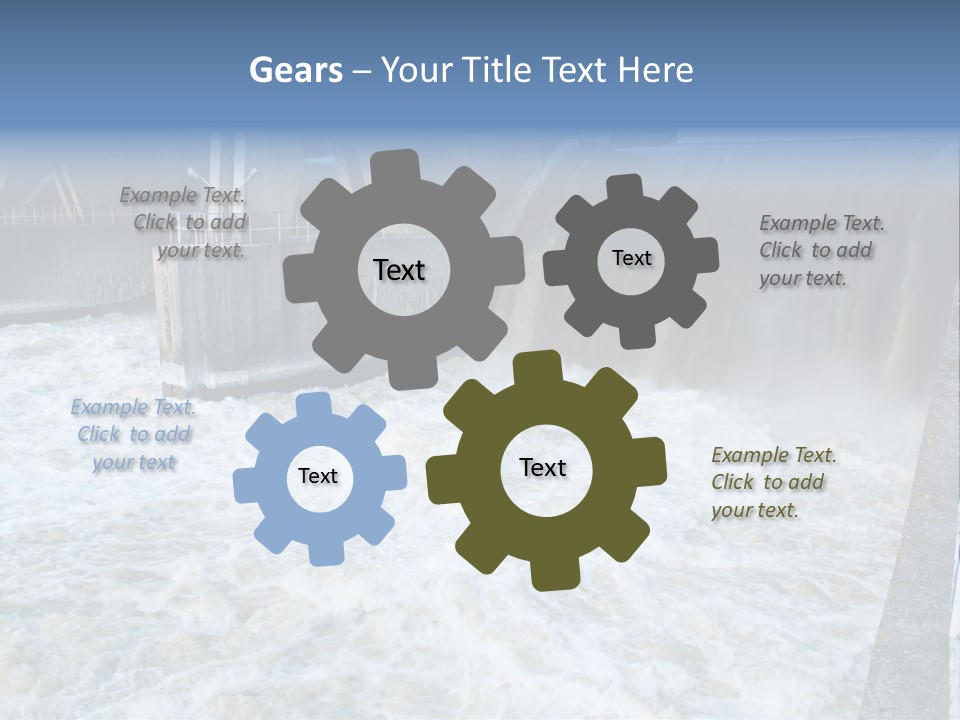 Wall Reservoir Watts PowerPoint Template