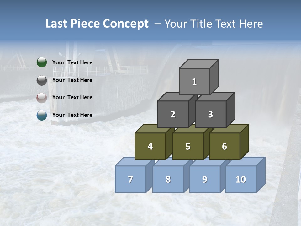 Wall Reservoir Watts PowerPoint Template