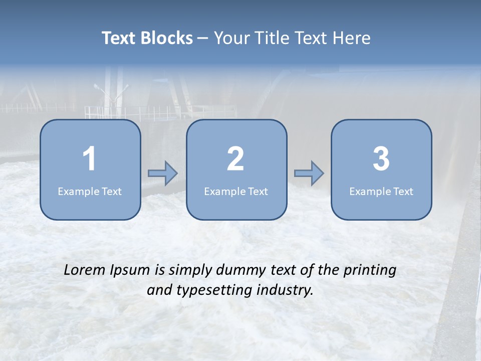 Wall Reservoir Watts PowerPoint Template