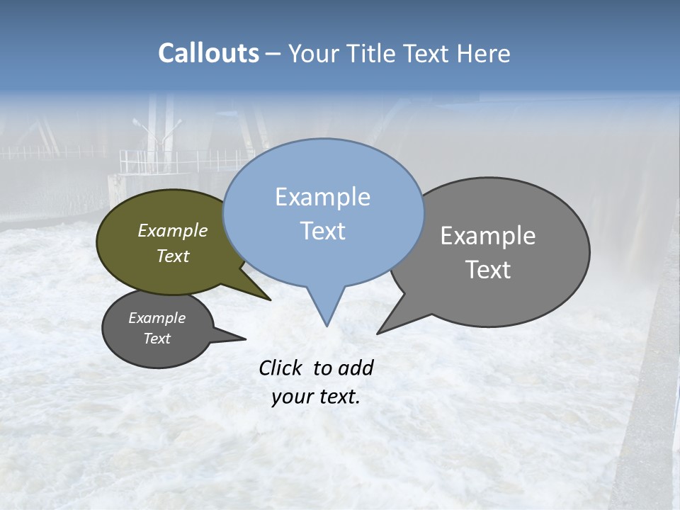 Wall Reservoir Watts PowerPoint Template