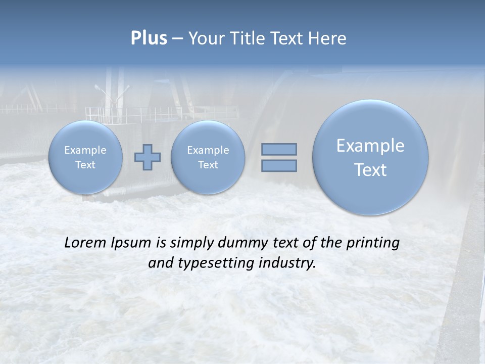 Wall Reservoir Watts PowerPoint Template