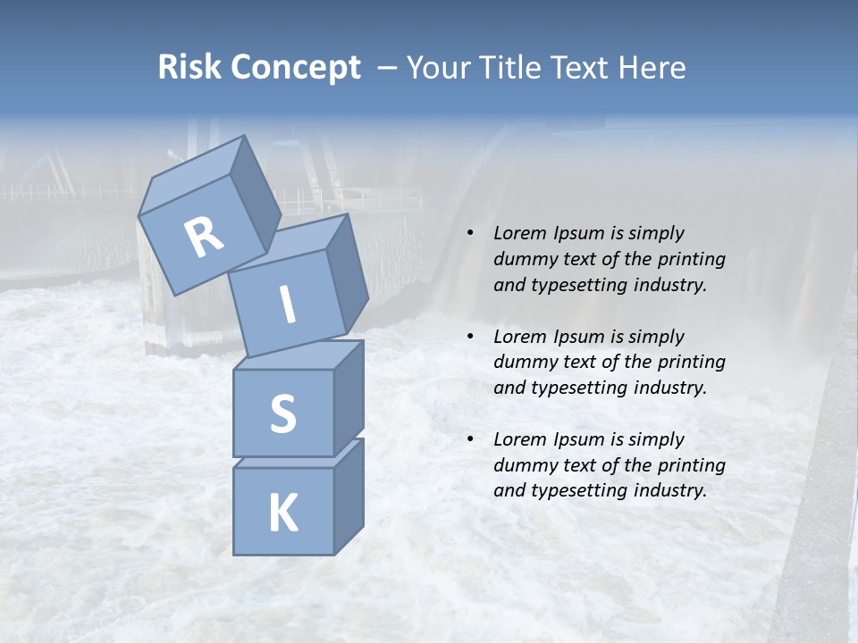Wall Reservoir Watts PowerPoint Template