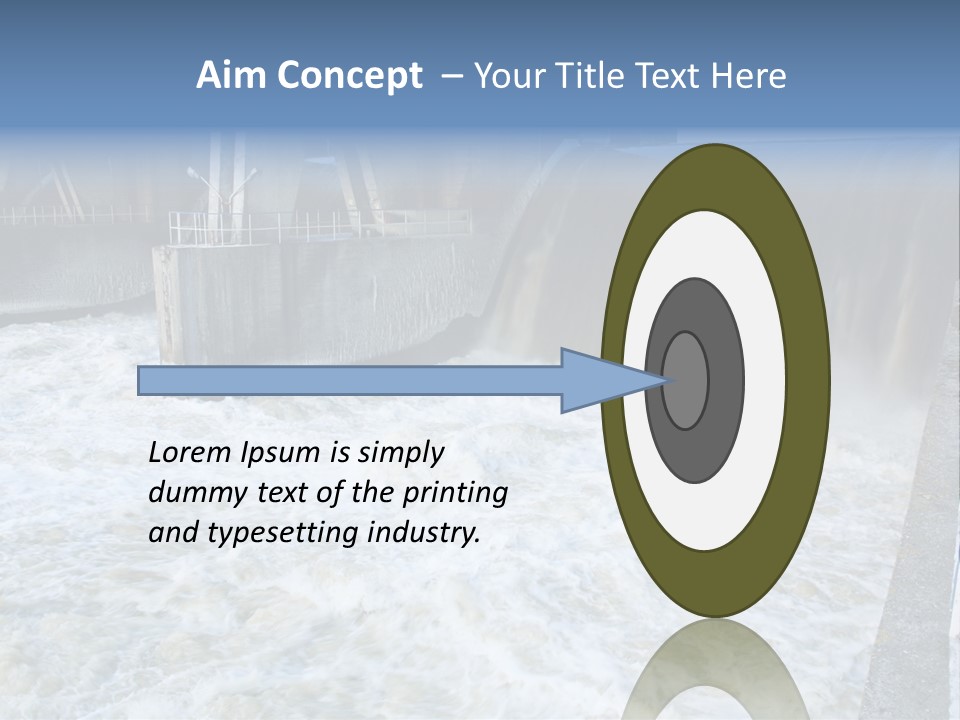 Wall Reservoir Watts PowerPoint Template