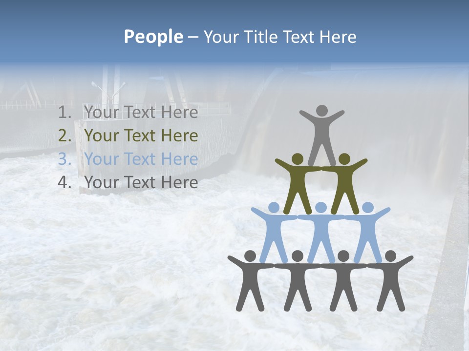 Wall Reservoir Watts PowerPoint Template