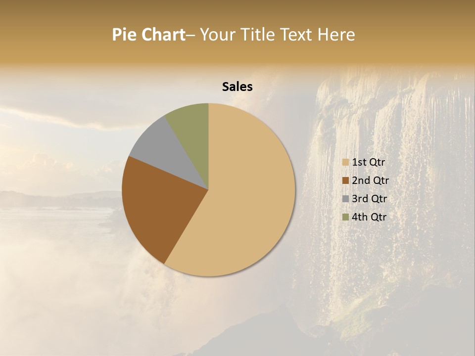 Park Flow Waterfall PowerPoint Template