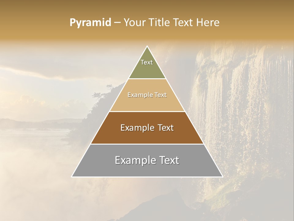 Park Flow Waterfall PowerPoint Template