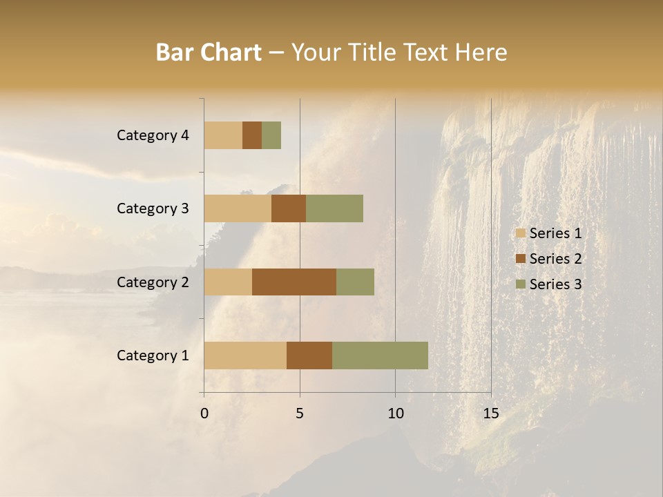 Park Flow Waterfall PowerPoint Template
