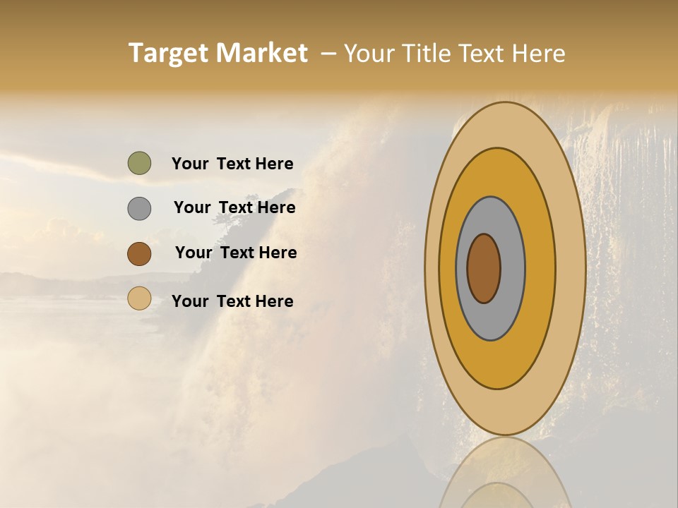 Park Flow Waterfall PowerPoint Template