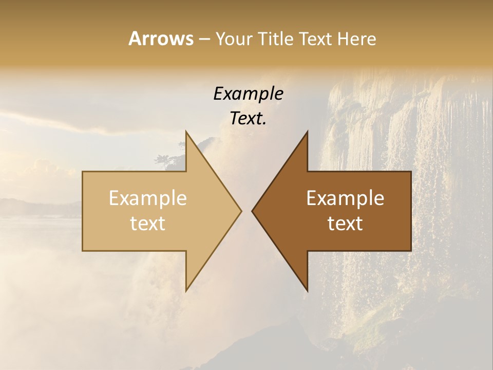 Park Flow Waterfall PowerPoint Template