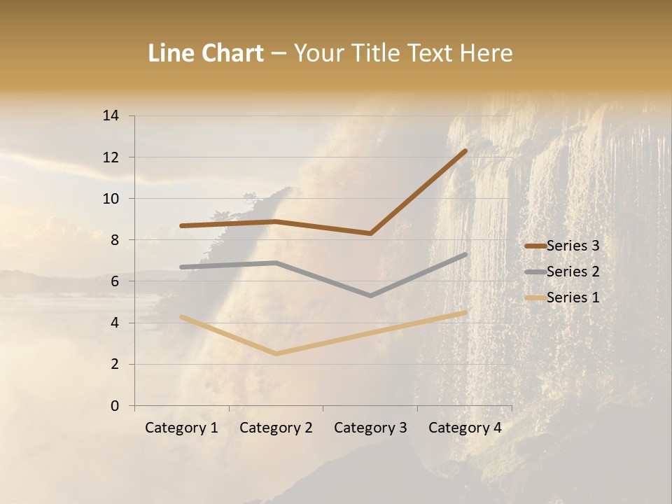 Park Flow Waterfall PowerPoint Template